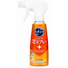 Пінний спрей для миття посуду Kao Kyukyutto CLEAR Foam Spray Orange, 280 мл